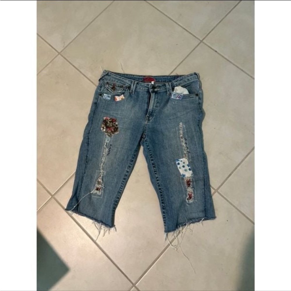 Vintage Leo Roma juniors Sz 11 Capri jeans 1293